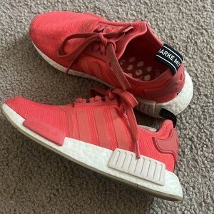 adidas Women's Athletic Shoes in Coral and White